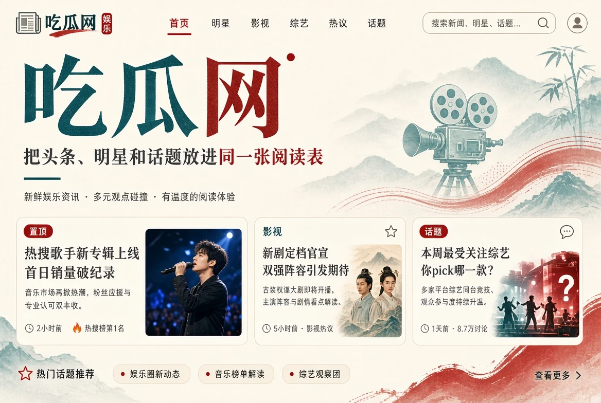 吃瓜网资讯首页主封面